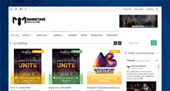 Desktop Screenshot of mainstagemagazine.com