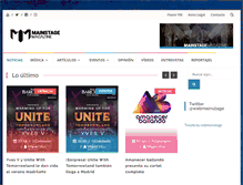 Tablet Screenshot of mainstagemagazine.com